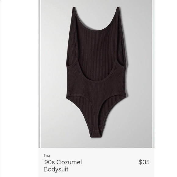 Aritzia Cozumel Ribbed Bodysuit BNWT - Picture 6 of 6